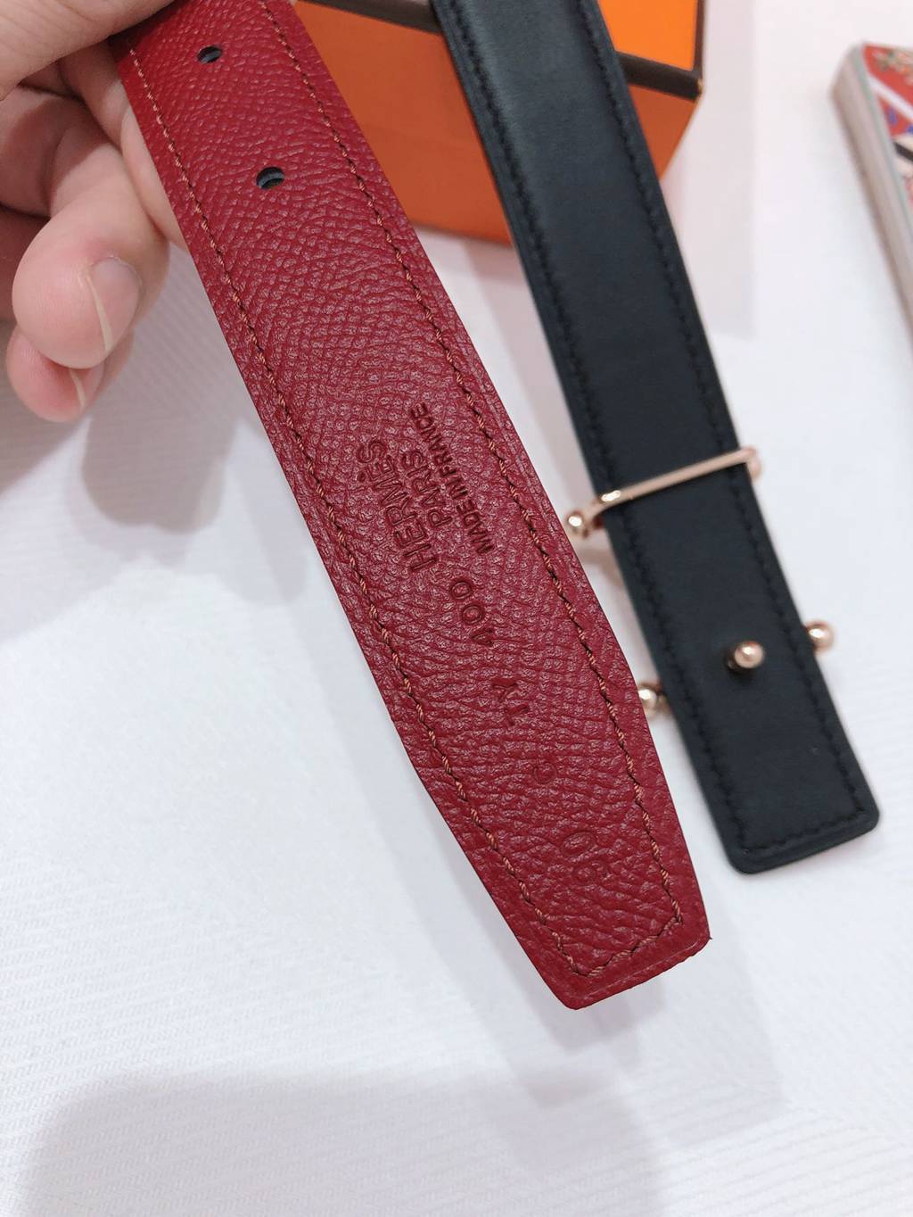 H**mes belts 24mm